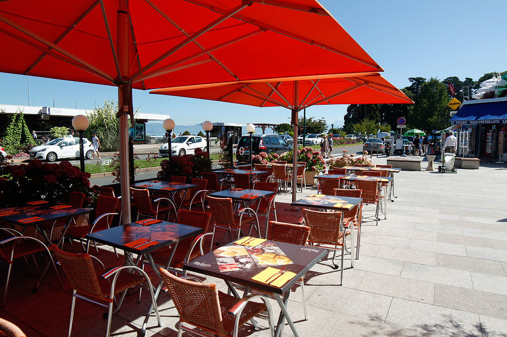 The Originals Boutique, Hotel Alize, Evian-Les-Bains Bagian luar foto
